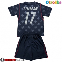Otroške Nogometnih dresov Združene države Malik Tillman #17 Gostujoči SP 2026 Kratki rokavi (+ hlače)
